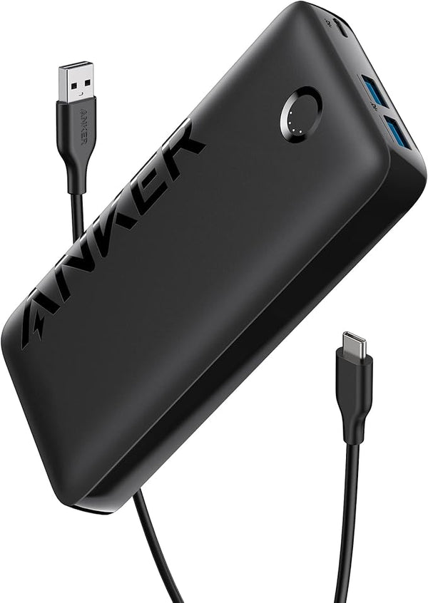 Anker Power Bank, 325 Portable Charger (PowerCore 20K II) black , 20,000mAh Battery Pack with 2-Port, 15W High