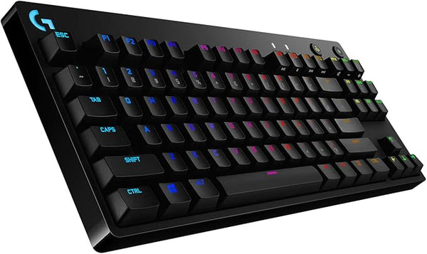 Logitech G PRO Mechanical Gaming Keyboard, Ultra Portable Tenkeyless Design, Detachable Micro USB Cable, 16.8 Million Color LIGHTSYNC RGB backlit keys